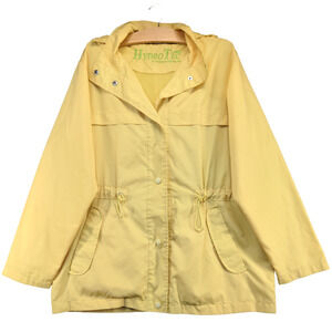 Mackintosh New England HydroTec Men's Hooded Windbreaker Jacket Yellow M